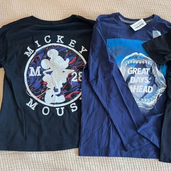 BUNDLE Old Navy Boys Sz 8 Shirts Sweaters Long Sleeves 15 Piece Set Mixed Brands - Picture 3 of 7